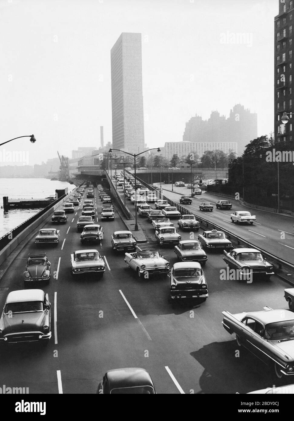 FDR Drive, New York, 1961 Foto Stock