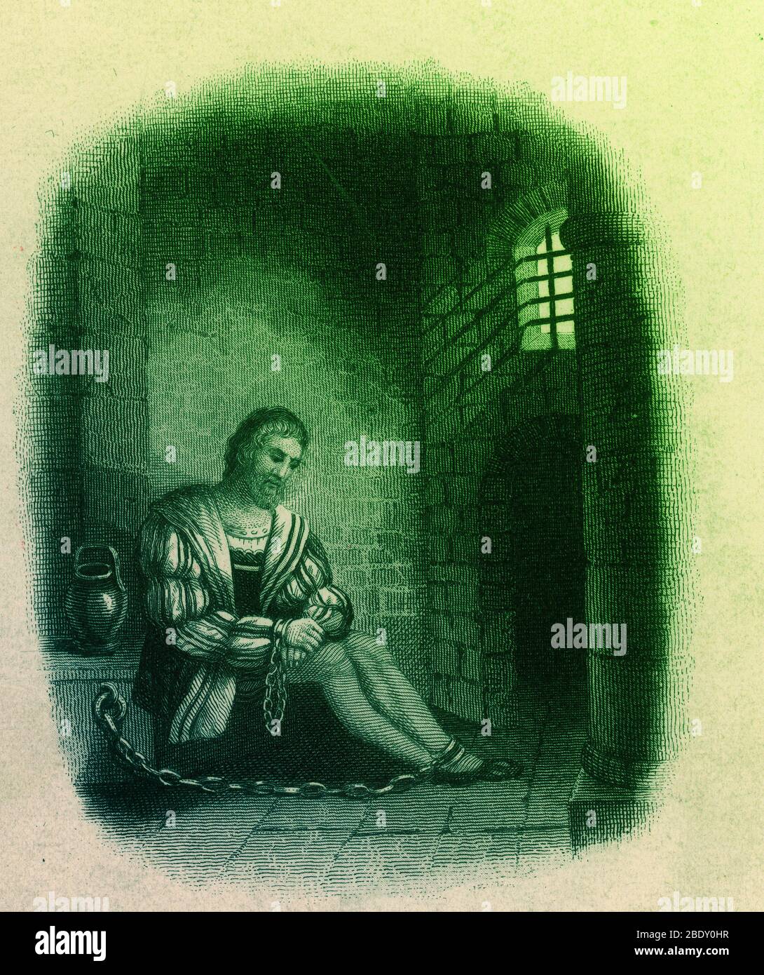 Columbus in prigione, 1500 Foto Stock