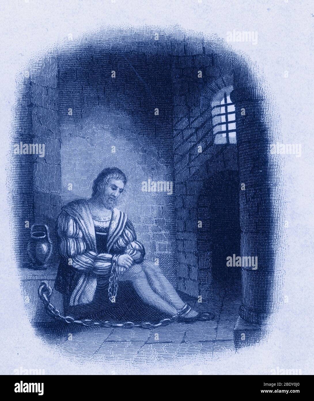 Columbus in prigione, 1500 Foto Stock