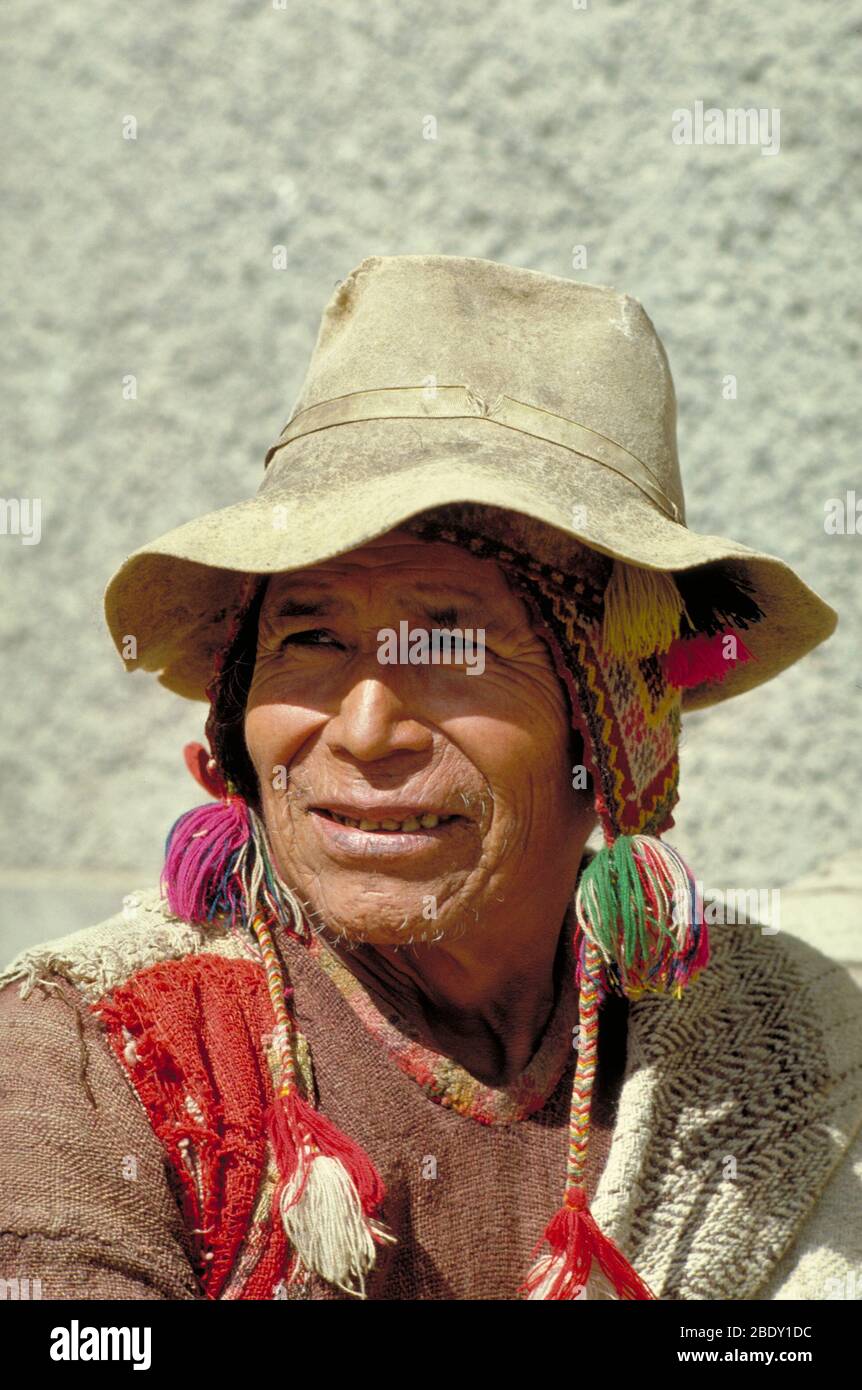 Indiano di Quechua Foto Stock
