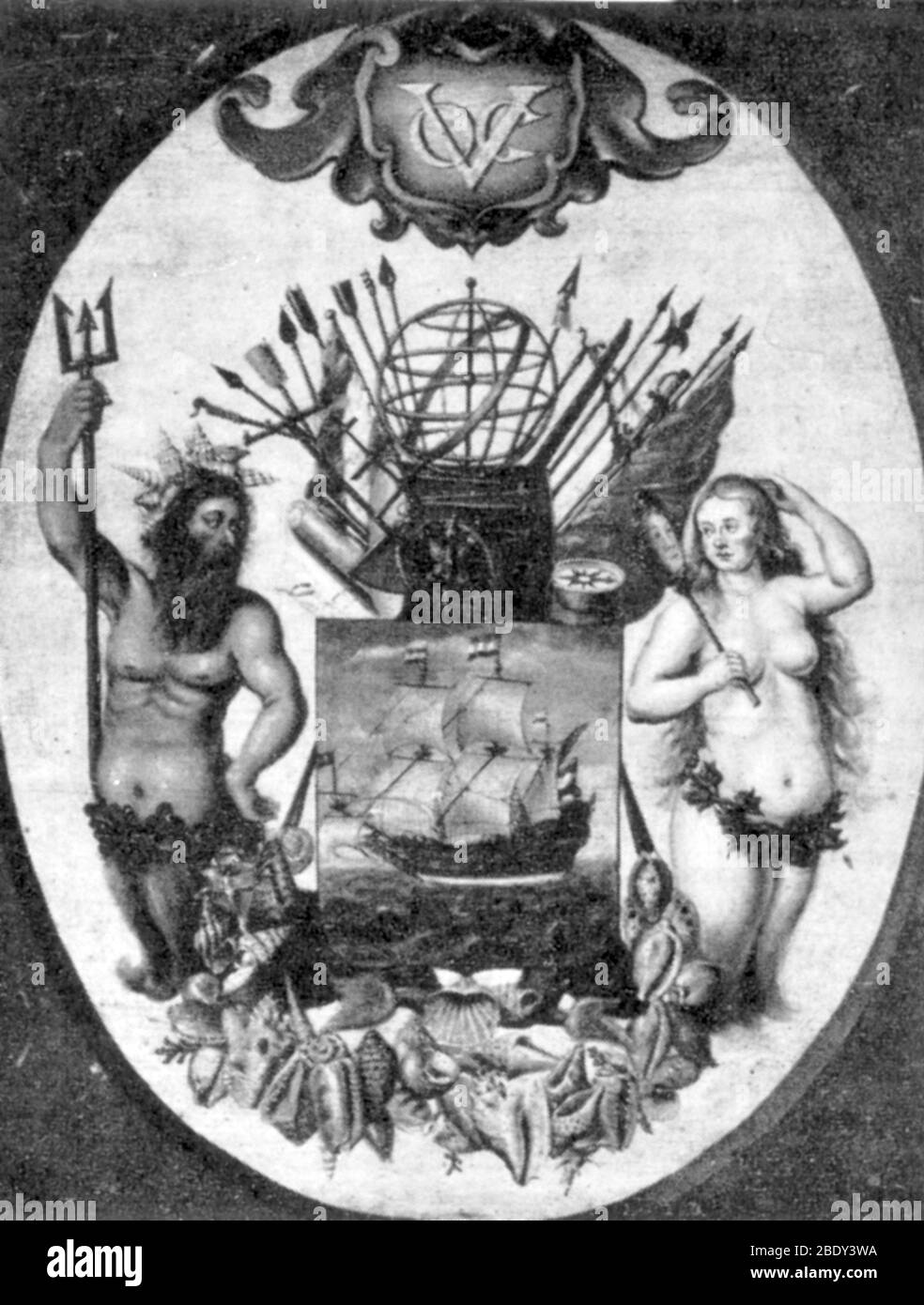 Raggiungimento del VOC, 1651 Foto Stock