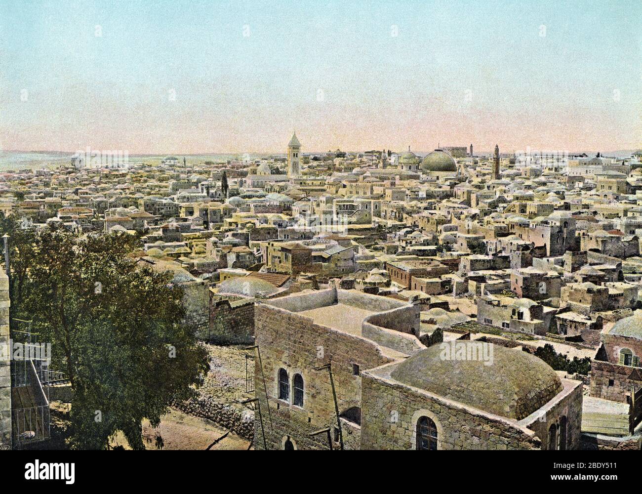 Gerusalemme da Nord, 1890 Foto Stock