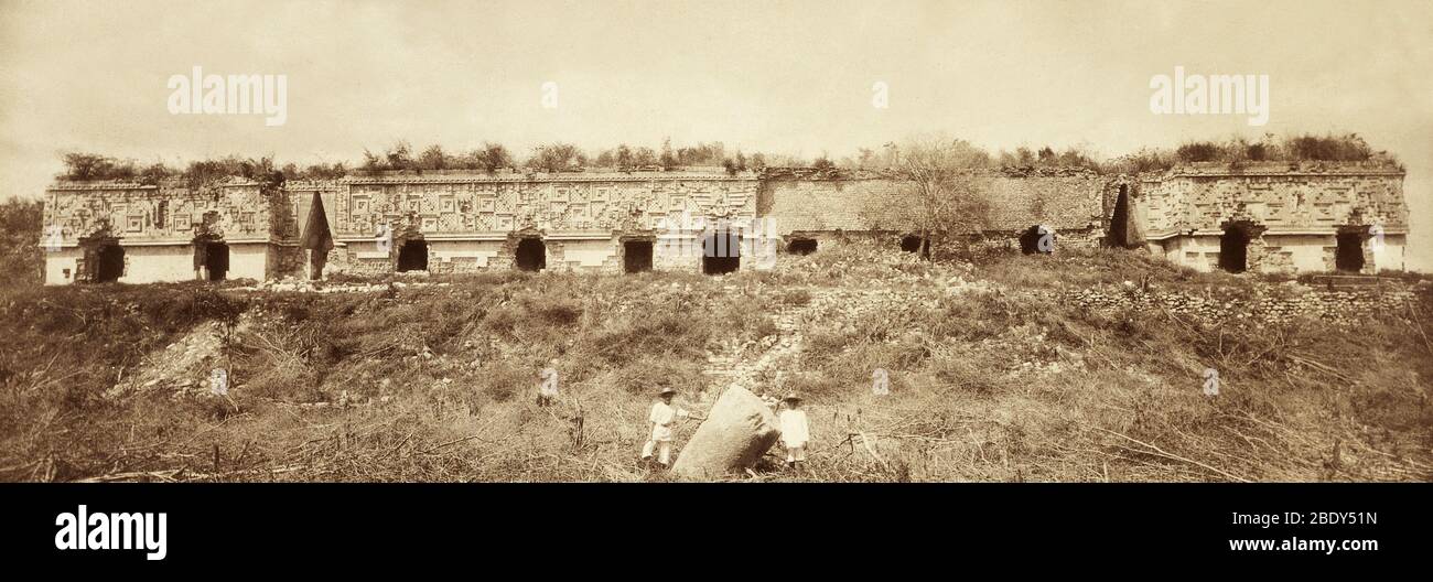 Palazzo del governatore, Uxmal, Messico Foto Stock