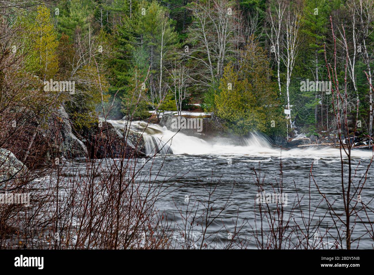 Bruce Peninsula National Park, The Grotto & Indian Head Cove Fathon Five National Park Tobermory Ontario Canada in inverno Foto Stock
