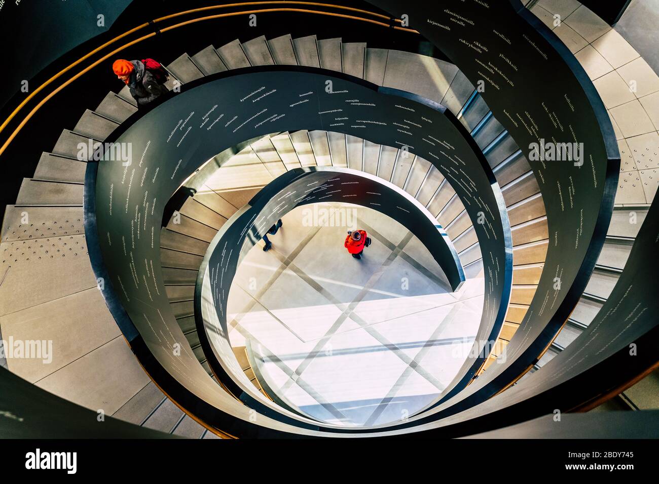 Biblioteca di Oodi. Oodi è la nuova Biblioteca Centrale di Helsinki.Finlandia Foto Stock