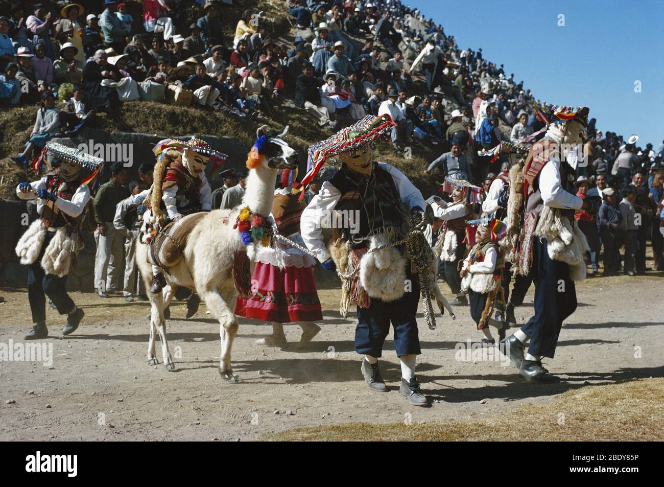 Cerimonia Inti Raymi, Perù Foto Stock