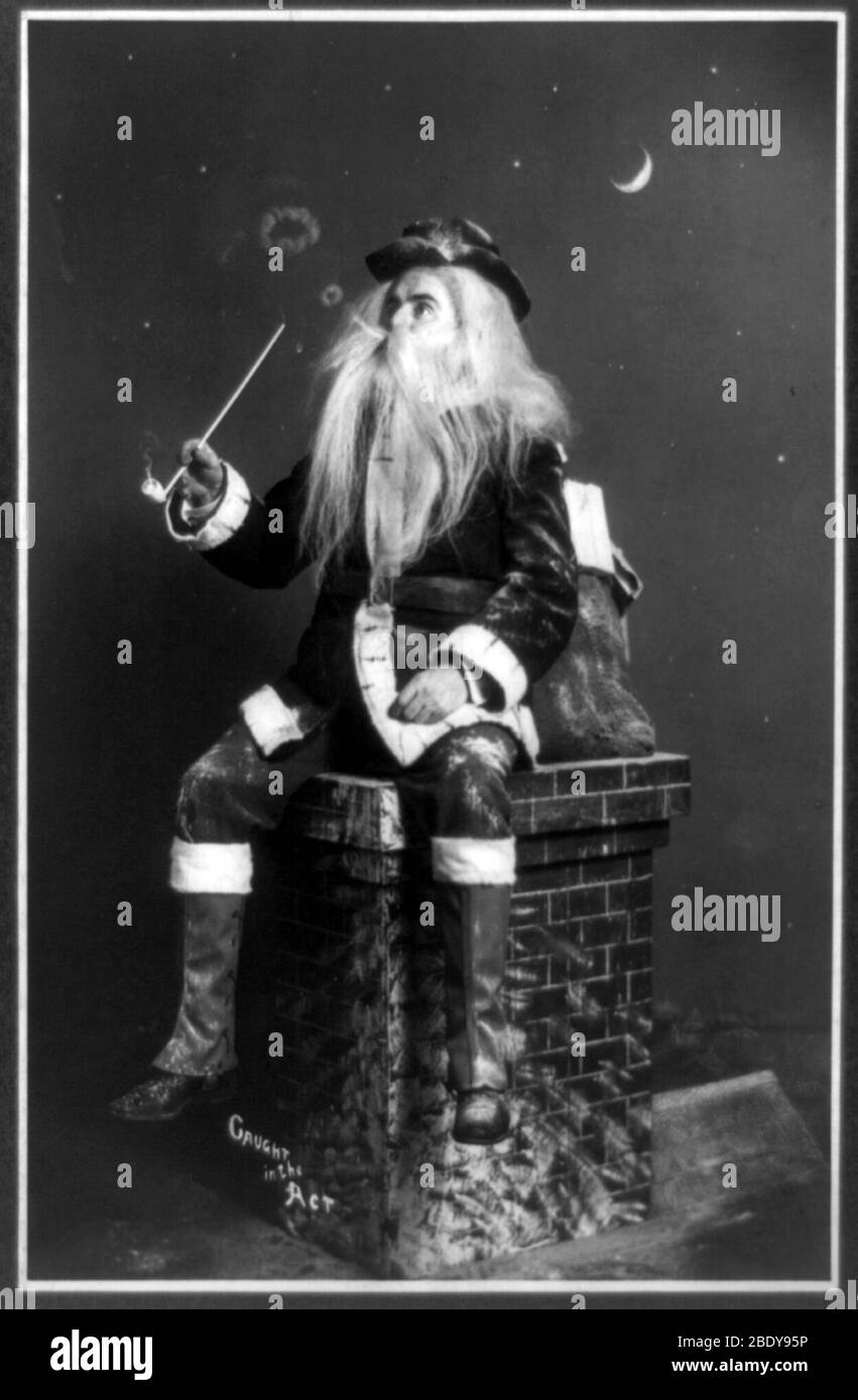 Babbo Natale, 1900 Foto Stock