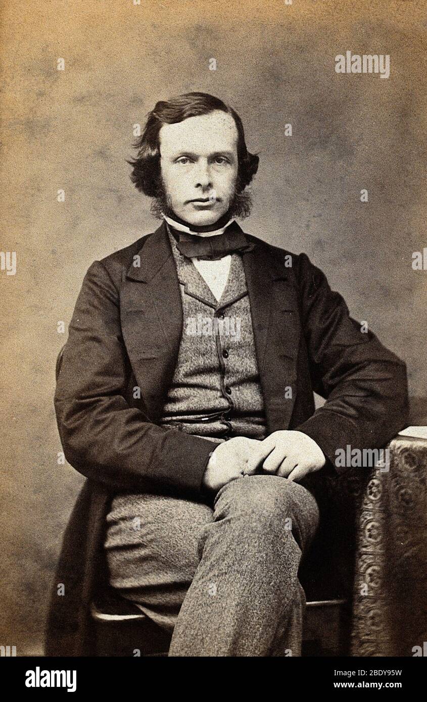 Joseph Lister, chirurgo inglese Foto Stock