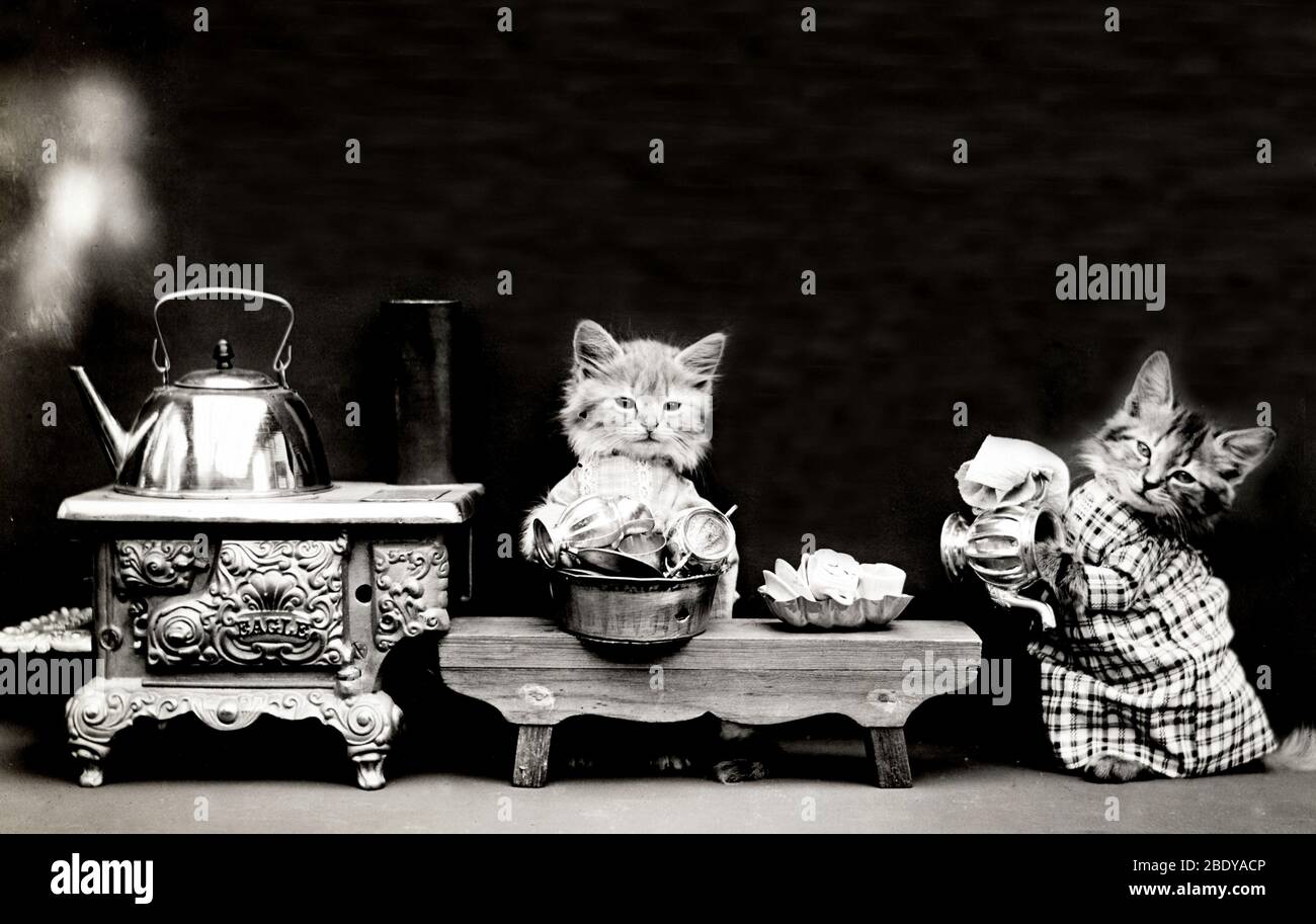 Lavatrici, 1914 Foto Stock