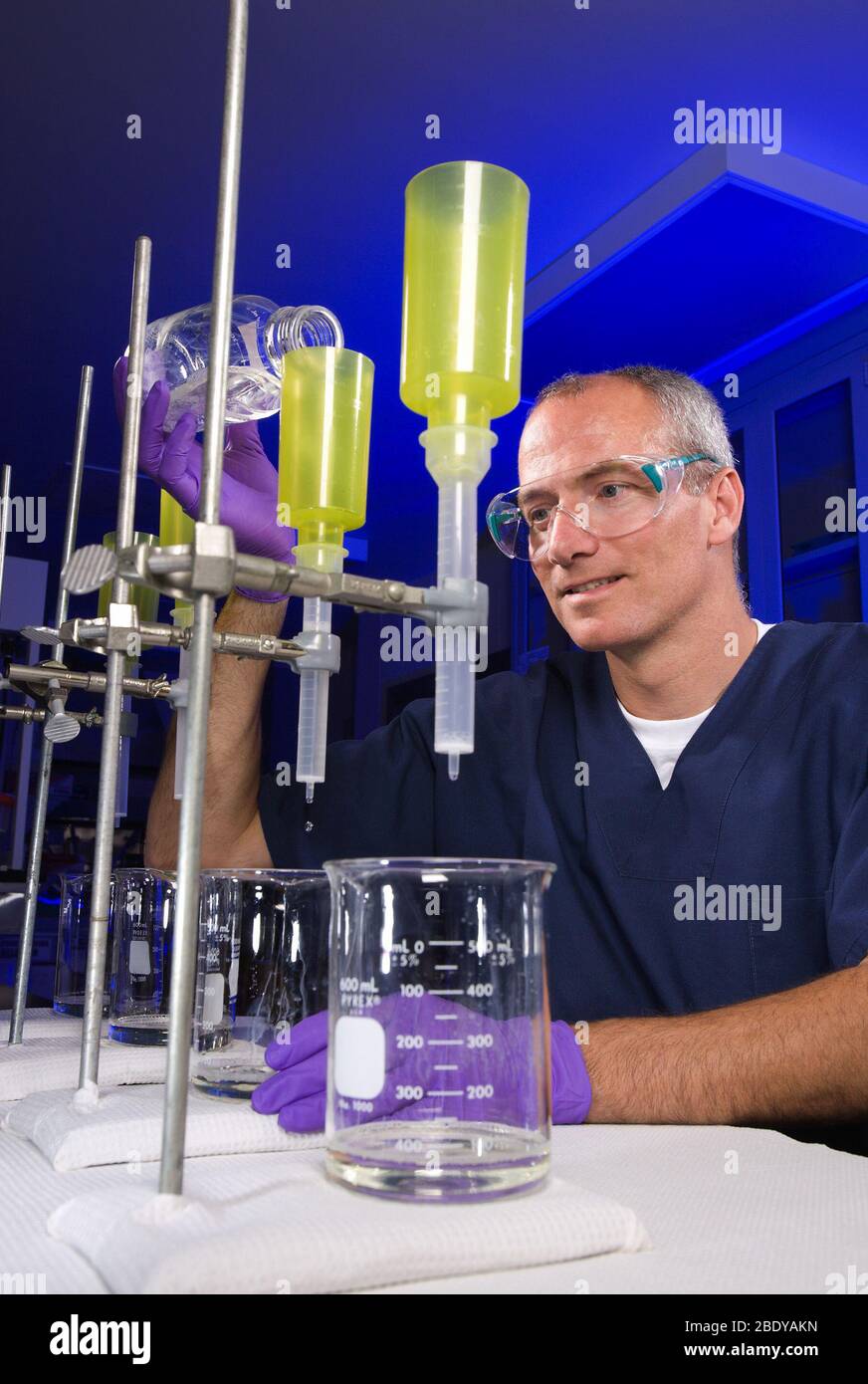 Ricerca sulla paratubercolosi Foto Stock