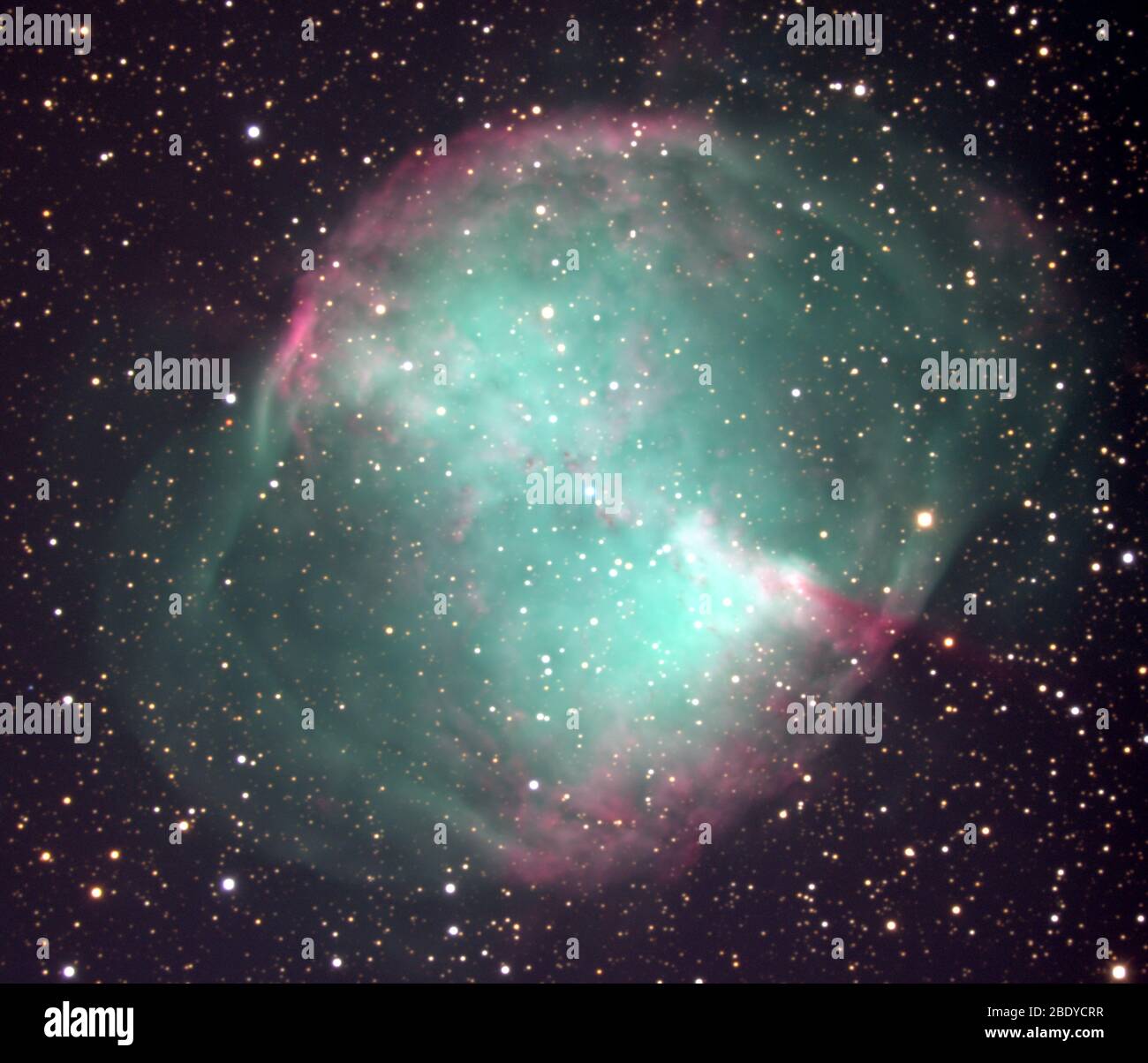 Dumbbell Nebula, M27, NGC 6853 Foto Stock