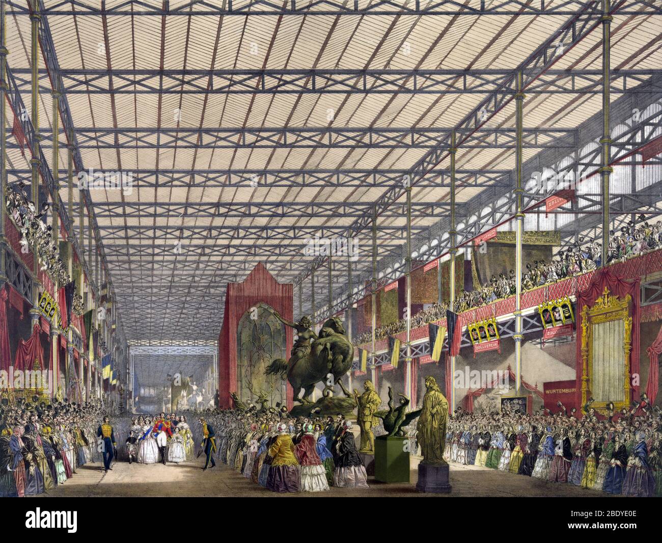 Grande esposizione industriale, 1851 Foto Stock