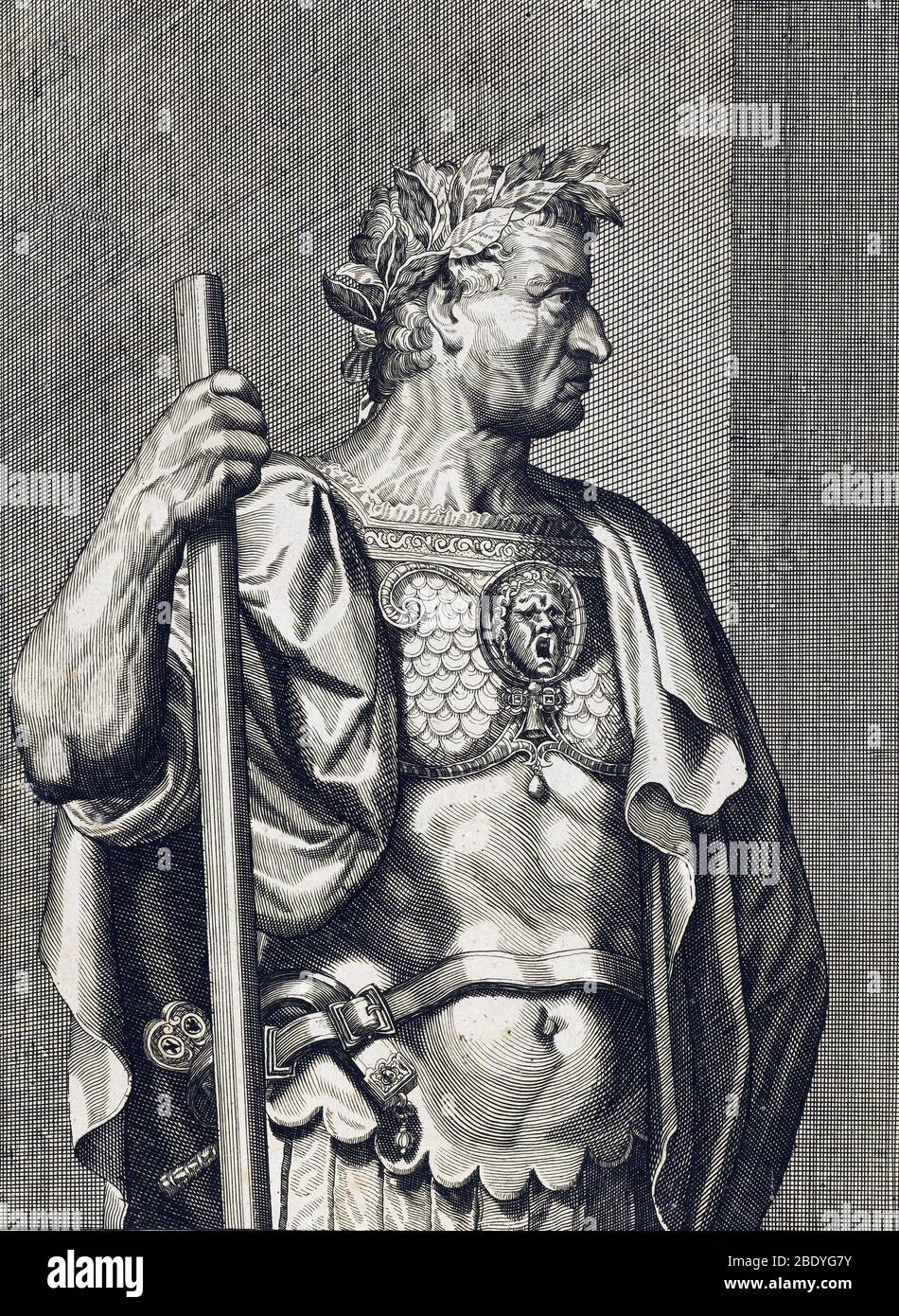 Galba, 6° imperatore di Roma Foto Stock