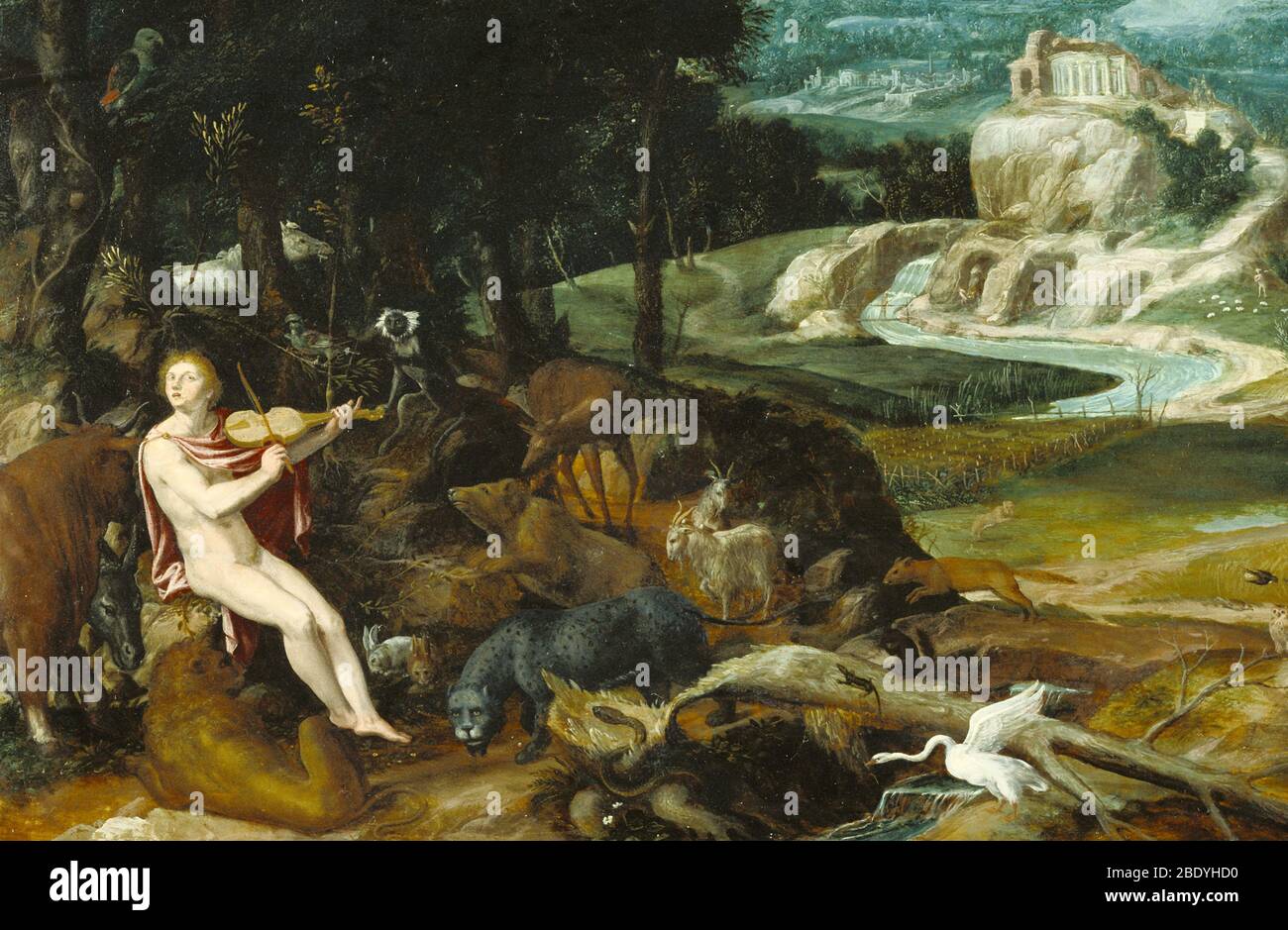 Orfeo animali di charme, 1570 Foto Stock