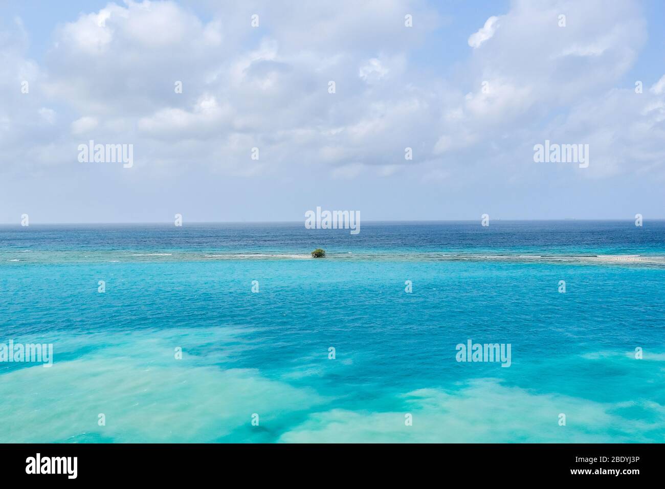 Isola di Aruba, Oranjestad, Mare Blu, crociera dei Caraibi Foto Stock