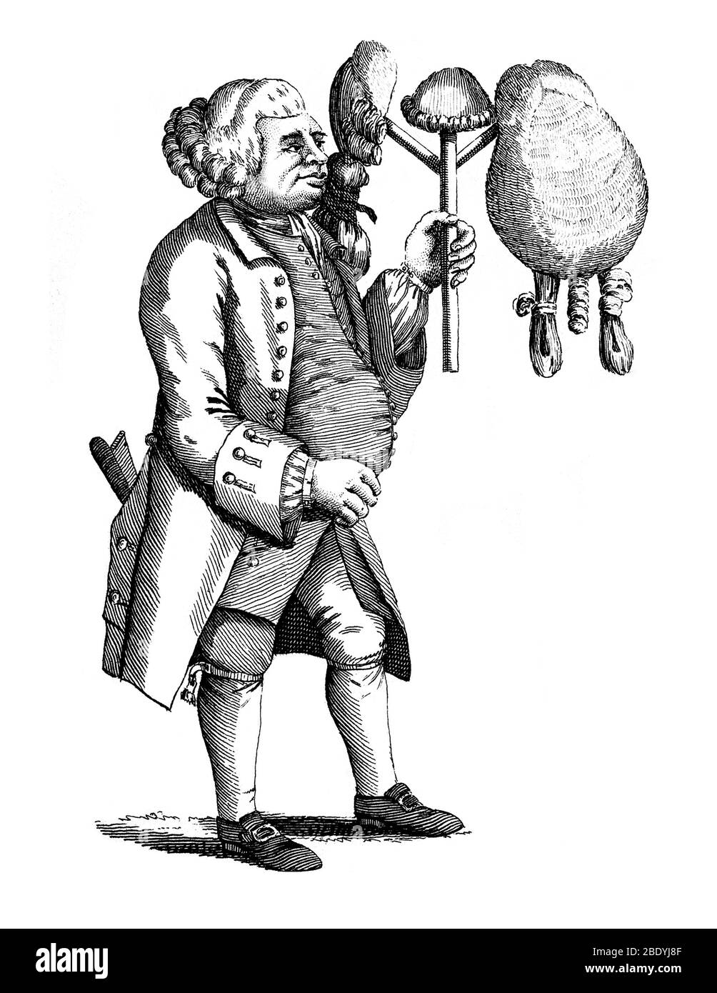 Wigmaker, 1771 Foto Stock