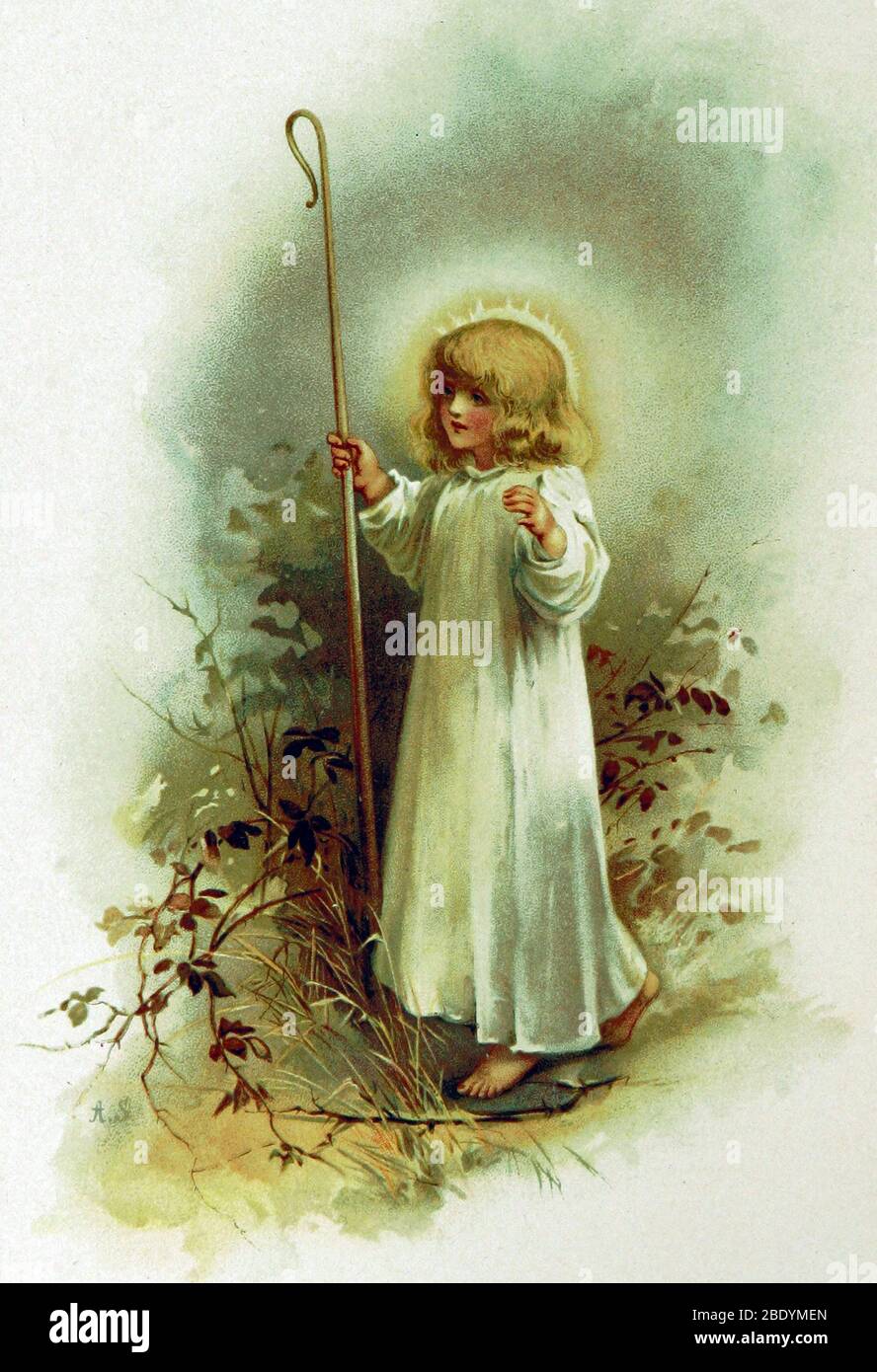 Auguri di buona stagione, buone feste, 1888 Foto Stock