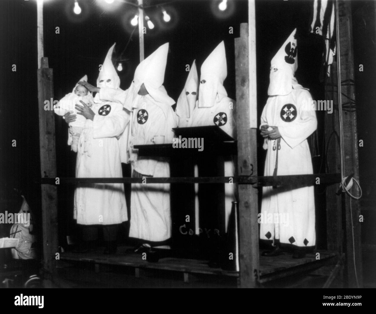 KKK, Christening of Baby Klansman, 1924 Foto Stock