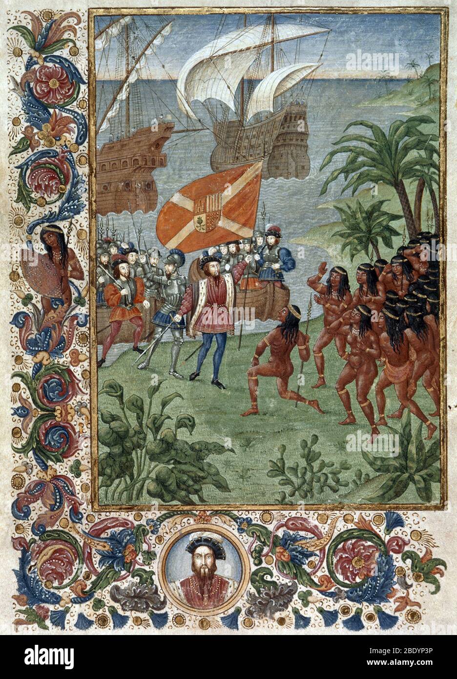 Hern√°n Cort√©s entrata in Messico, 1519 Foto Stock