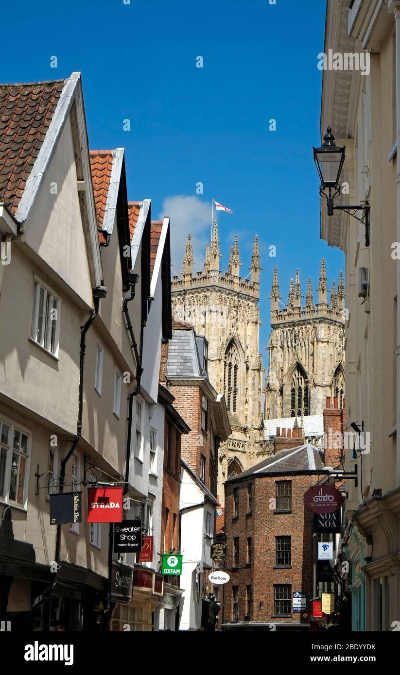 Cattedrale e Chiesa Metropolitica di San Pietro a York City West Yorkshire Inghilterra Europa Foto Stock