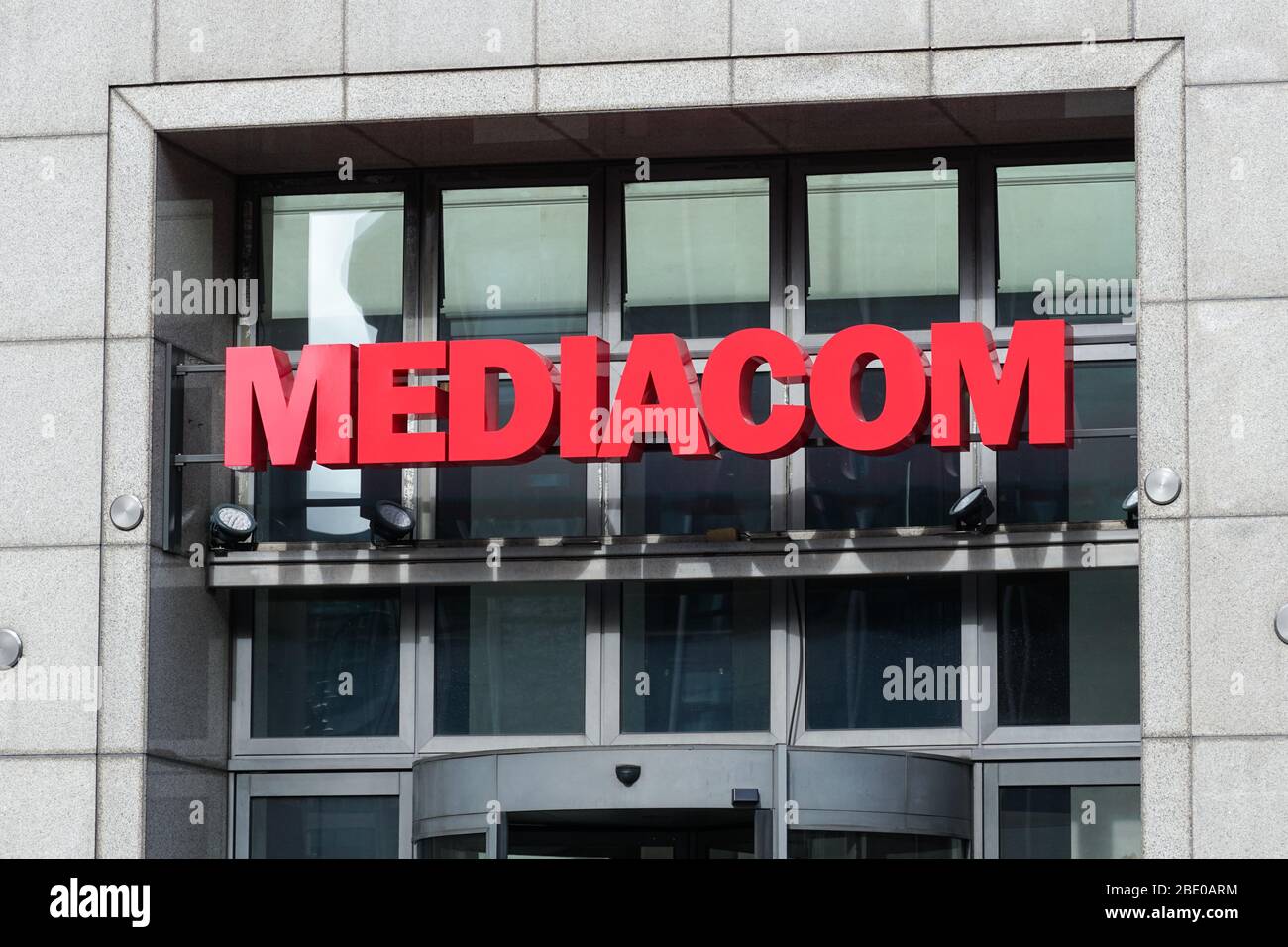 Mediacom media, agenzia di marketing e pubblicità, sede Holborn Londra, Regno Unito Foto Stock