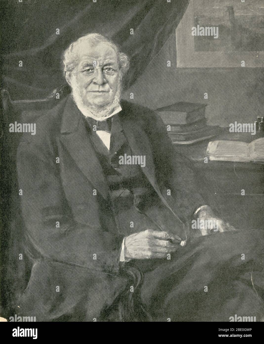Robert Wilhelm Eberhard Bunsen (30 marzo 1811 – Augusta, 16 marzo 1899) è stato un . Studiò gli spettri di emissione degli elementi riscaldati e scoprì cesio e rubidio con il fisico Gustav Kirchhoff. Bunsen sviluppò diversi metodi gas-analitici ed era un pioniere nella fotochimica. Con il suo assistente di laboratorio, Peter Desaga, ha sviluppato il bruciatore Bunsen, un miglioramento dei bruciatori da laboratorio allora in uso. Bunsen era uno degli scienziati più ammirati dalla sua generazione. Era un maestro, devoto ai suoi studenti, e a lui erano ugualmente devoti. Come un Foto Stock