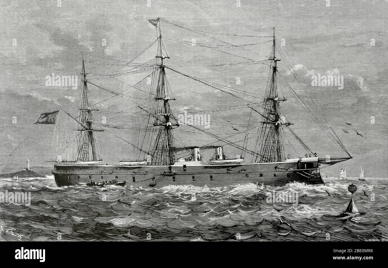 Fregata blindata "punto". Foto Stock