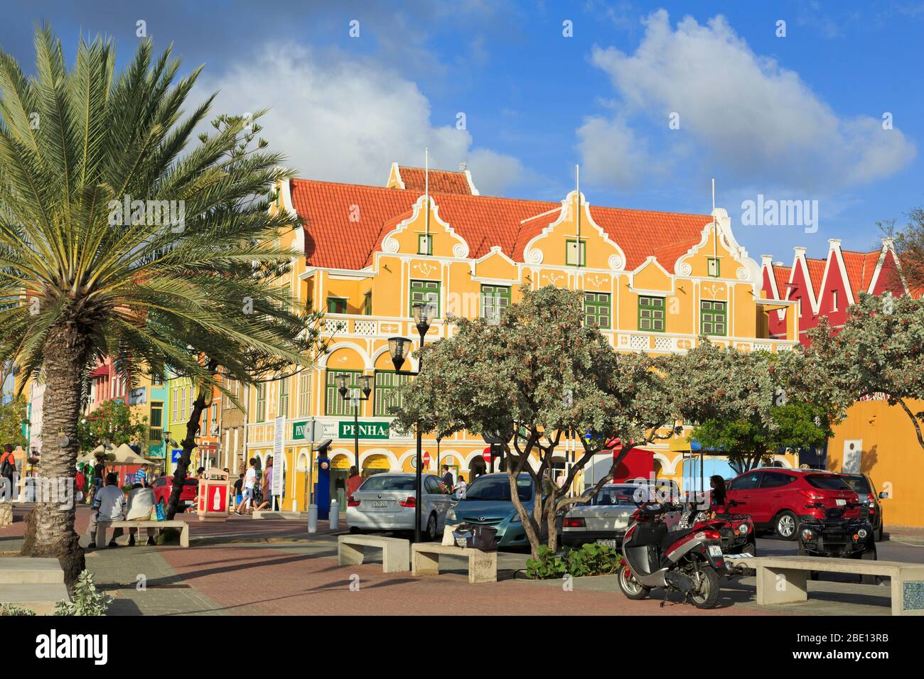 Penha Building su Breedestraat Punda, Willemstad, Curacao, Caraibi Foto Stock