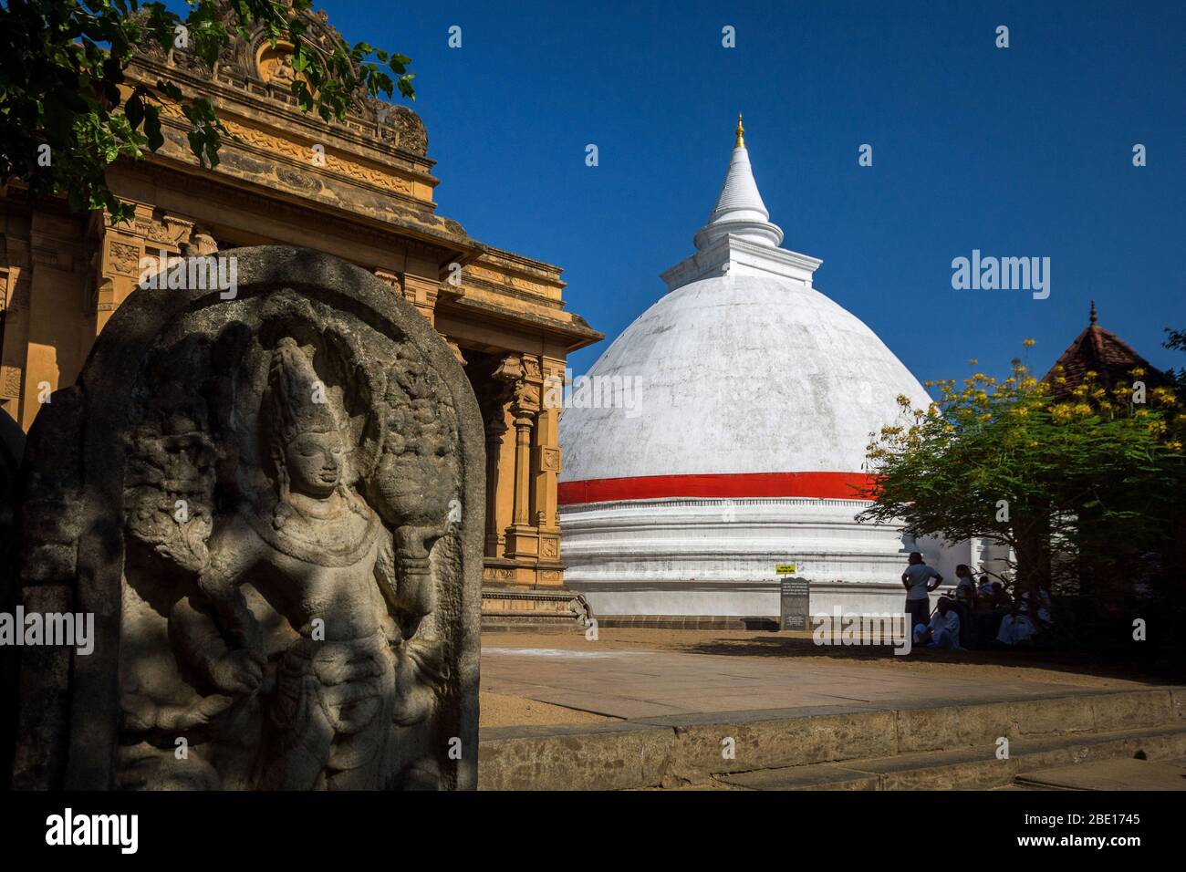 Kelaniya, Sri Lanka, Tempio di essere stato concesso durante la terza e ultima visita del Buddha in Sri Lanka nel 500 a.C. Foto Stock