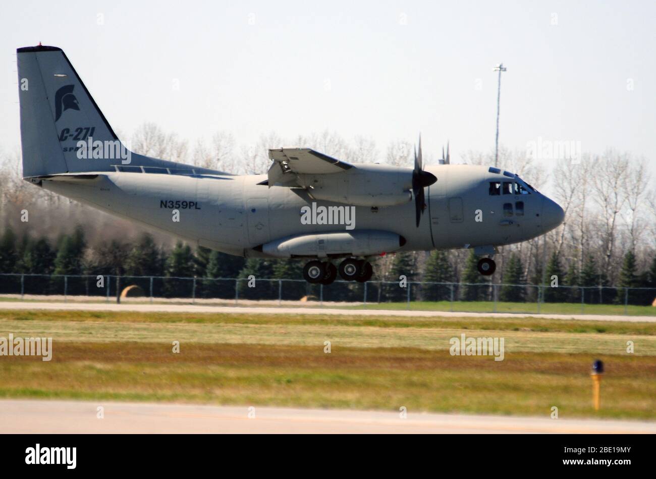 Il C-27J è essenziale per gli Stati Uniti Air Force è in grado di fornire su richiesta trasporto di tempo-sensibili o mission-critical, cargo personale chiave di trasmettere unità implementate. Foto Stock