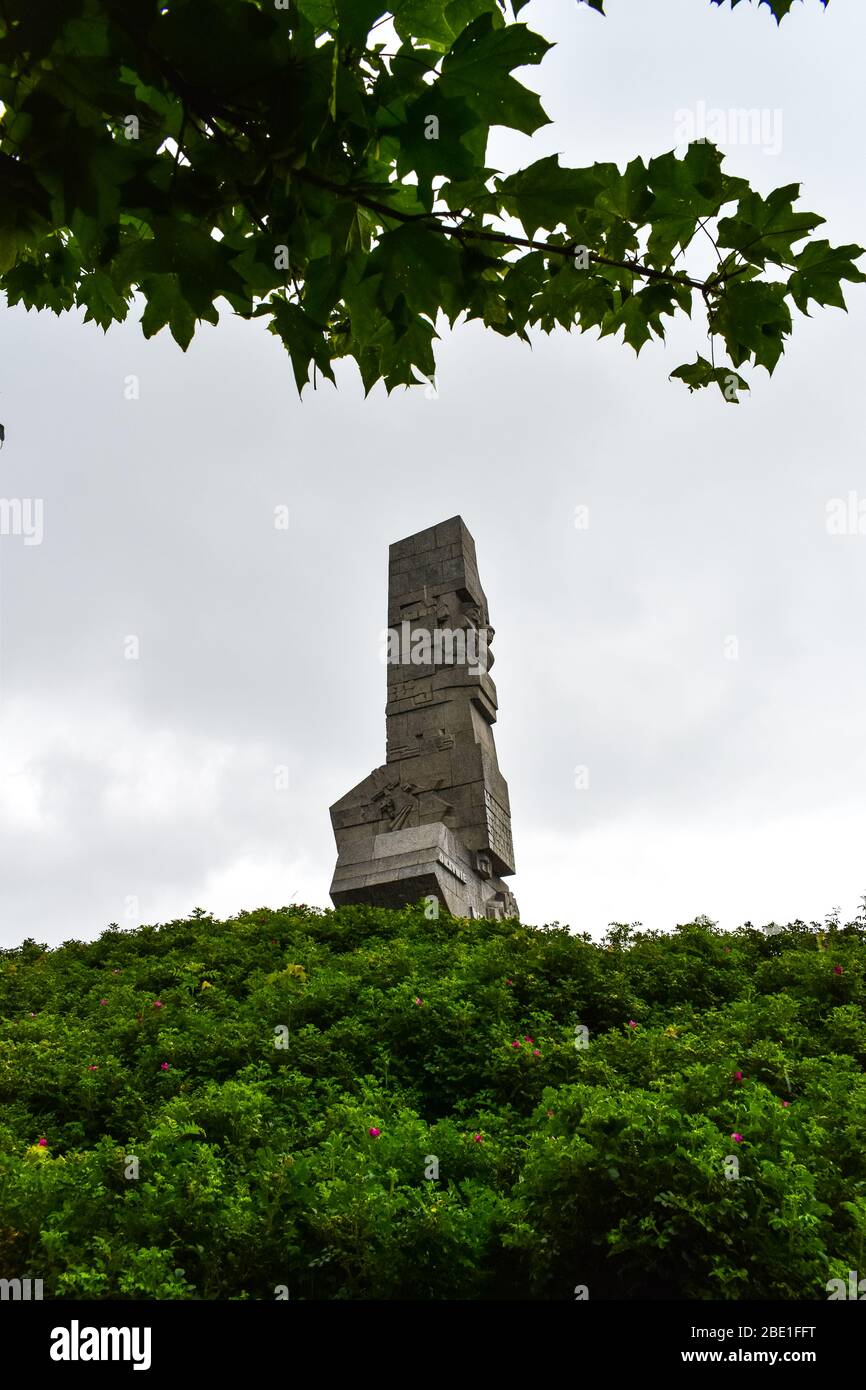 Westerplatte Monument Foto Stock