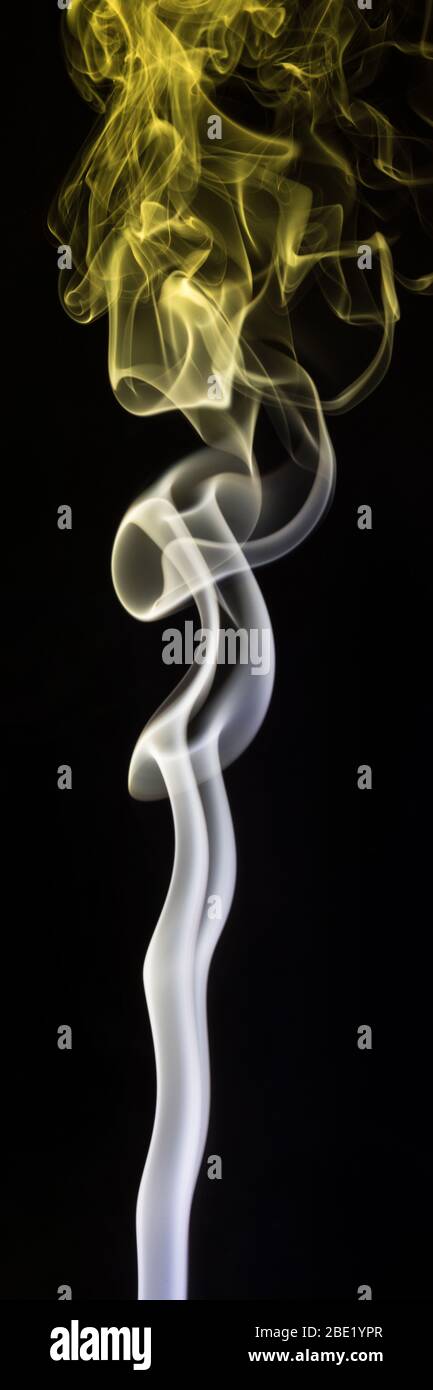 Sentieri di fumo II Foto Stock