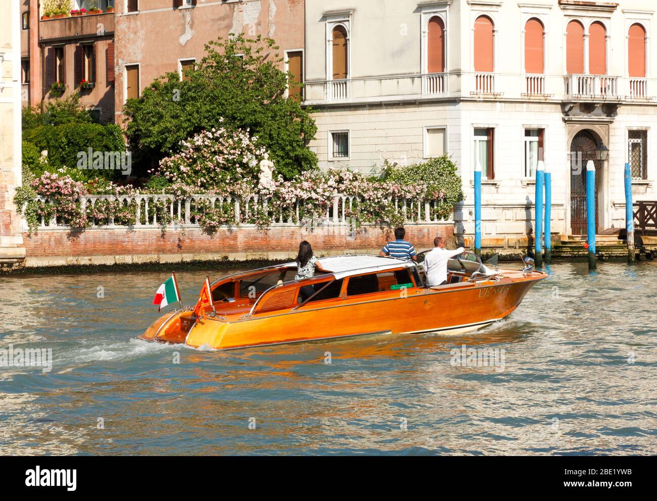 I/Venedig: Palazzo Malipiero, Garten Foto Stock