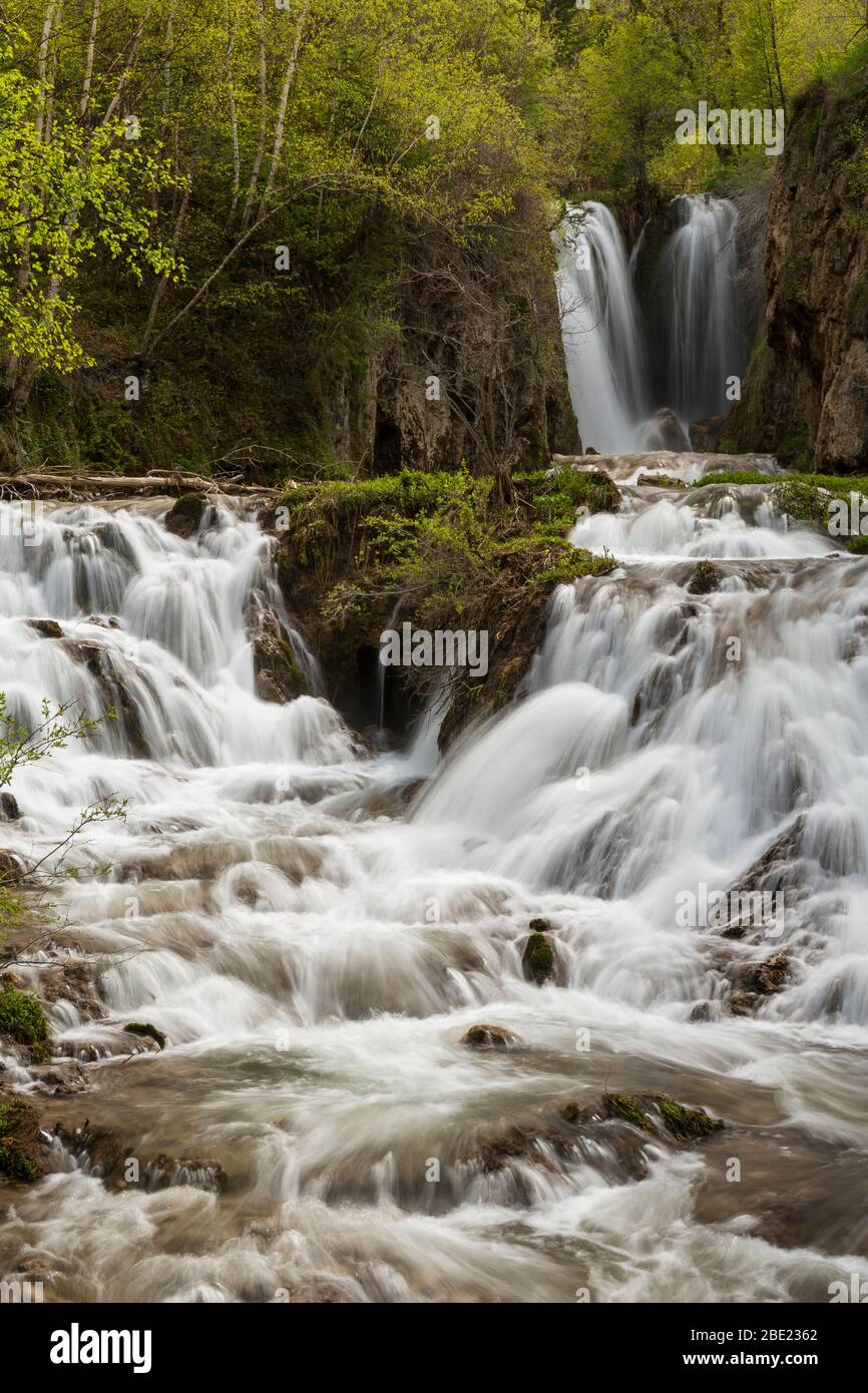 Cascate di Roughlock Foto Stock