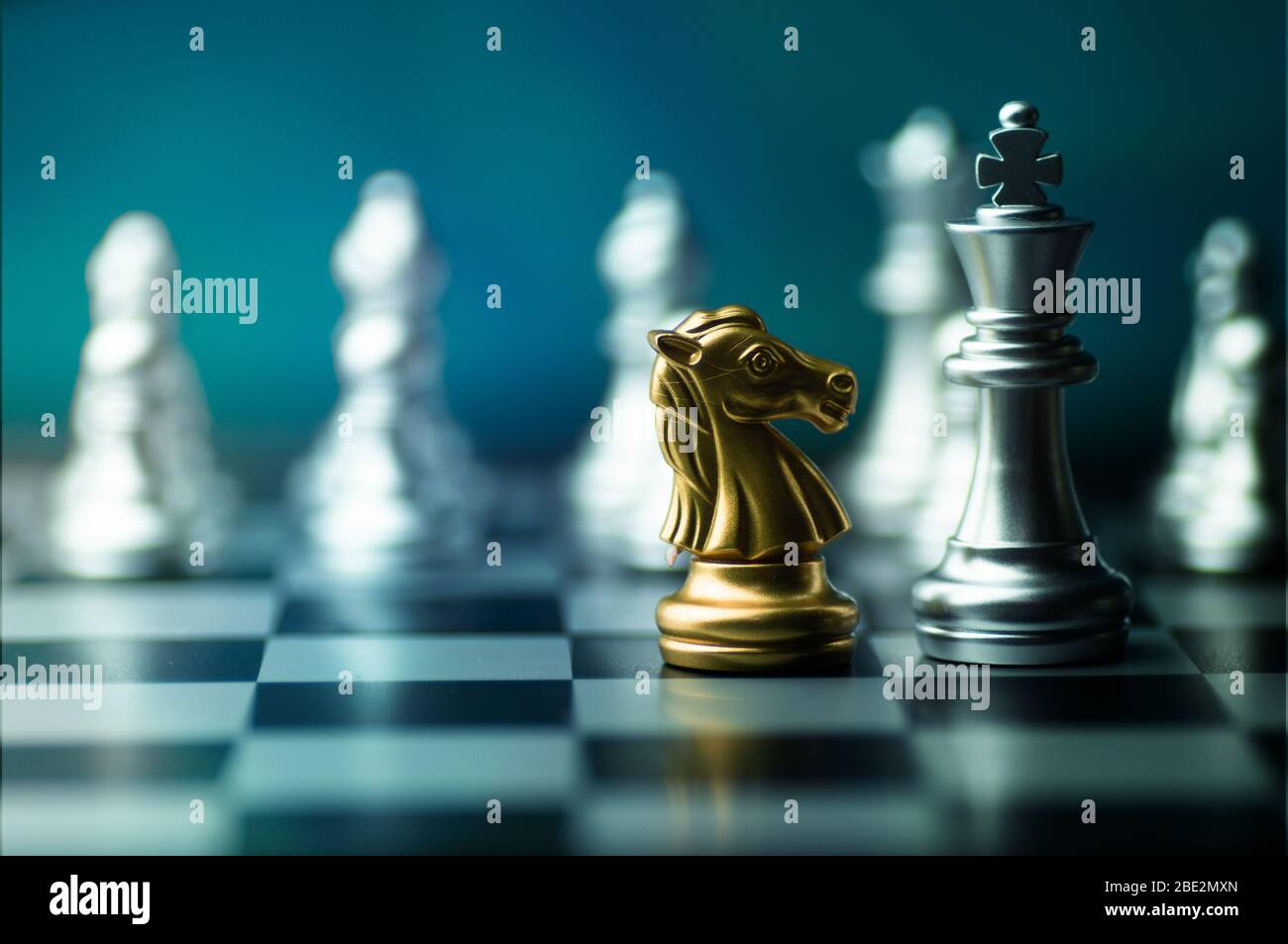 gioco di scacchi boad per praticare planare e stratagy, business thinking concept Foto Stock