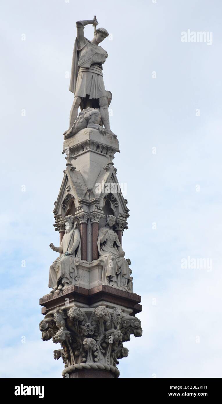 Crimea e Indian Mutiny Memorial vicino a Dean's Yard a Londra, Regno Unito Foto Stock