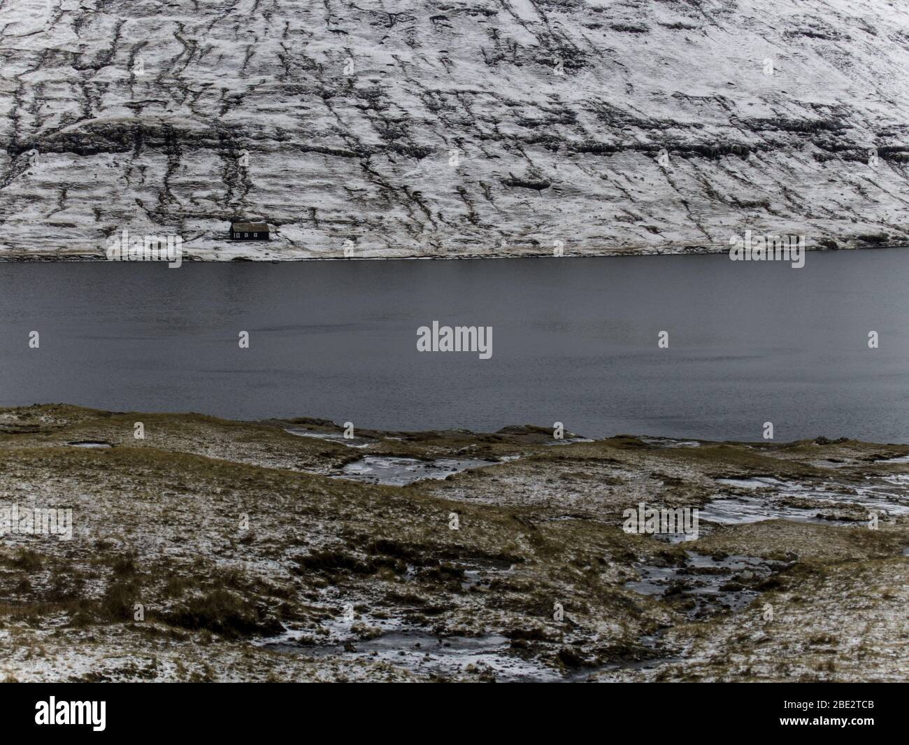 Fotografia di paesaggio alle Isole Faroe Foto Stock