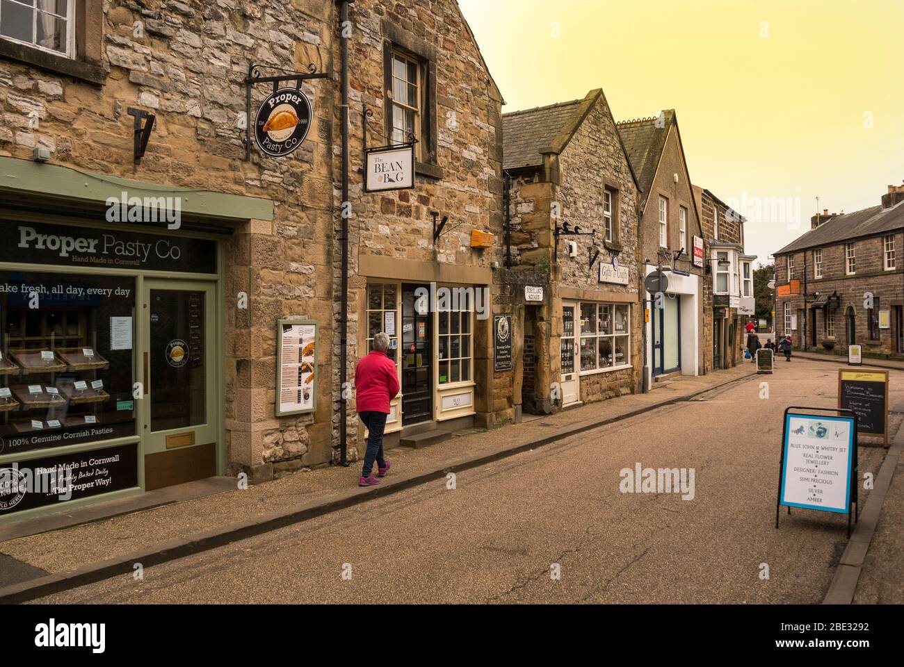 Water Lane, Bakewell, Derbyshire Foto Stock