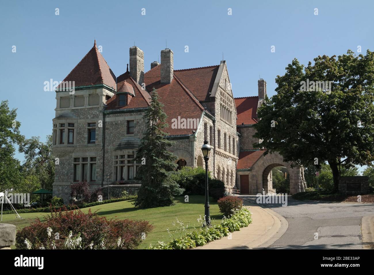 L'ex palazzo Studebaker, ora Tippecanoe Place ristorante, sulla West Washington Street a South Bend, Indiana, Stati Uniti. Foto Stock