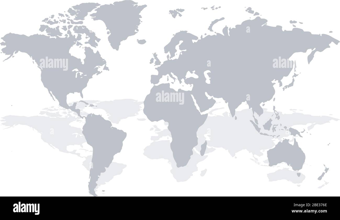 World Map Blank Immagini E Fotos Stock Alamy