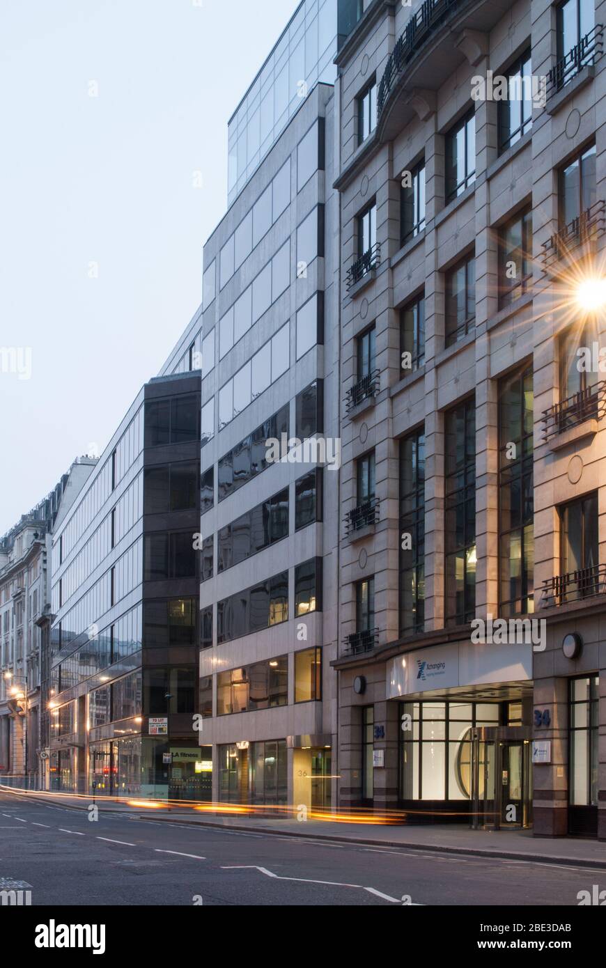 36 Leadenhall Street, Langbourn, Londra EC3A Foto Stock