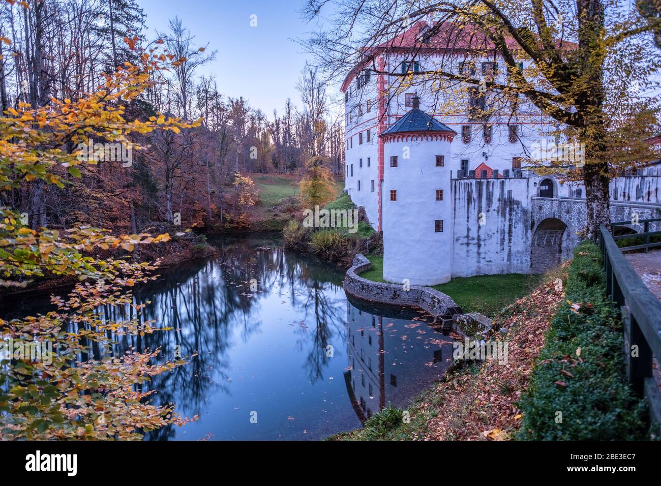 Castello di Snežnik, Slovenia Foto Stock