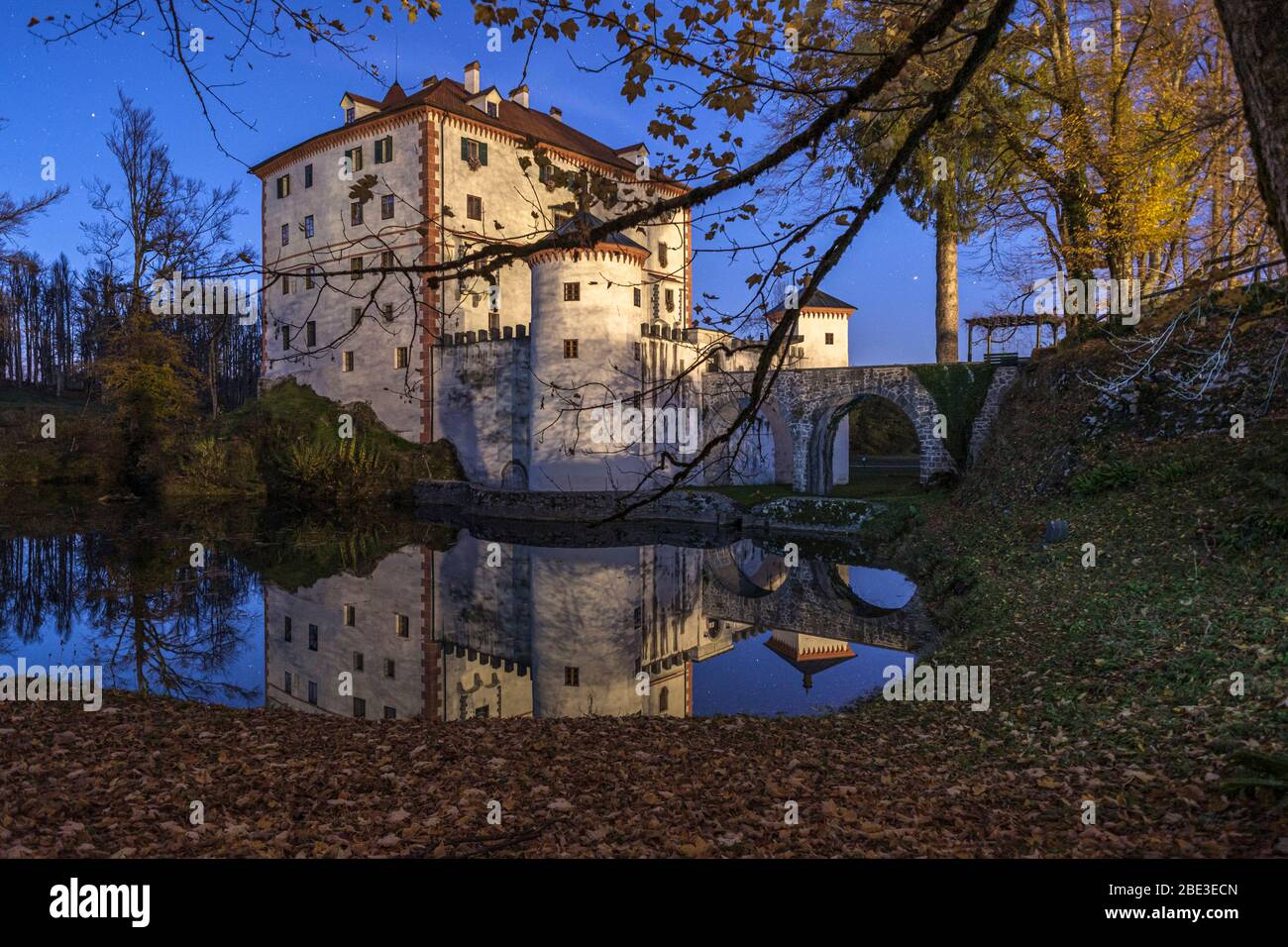 Castello di Snežnik, Slovenia Foto Stock