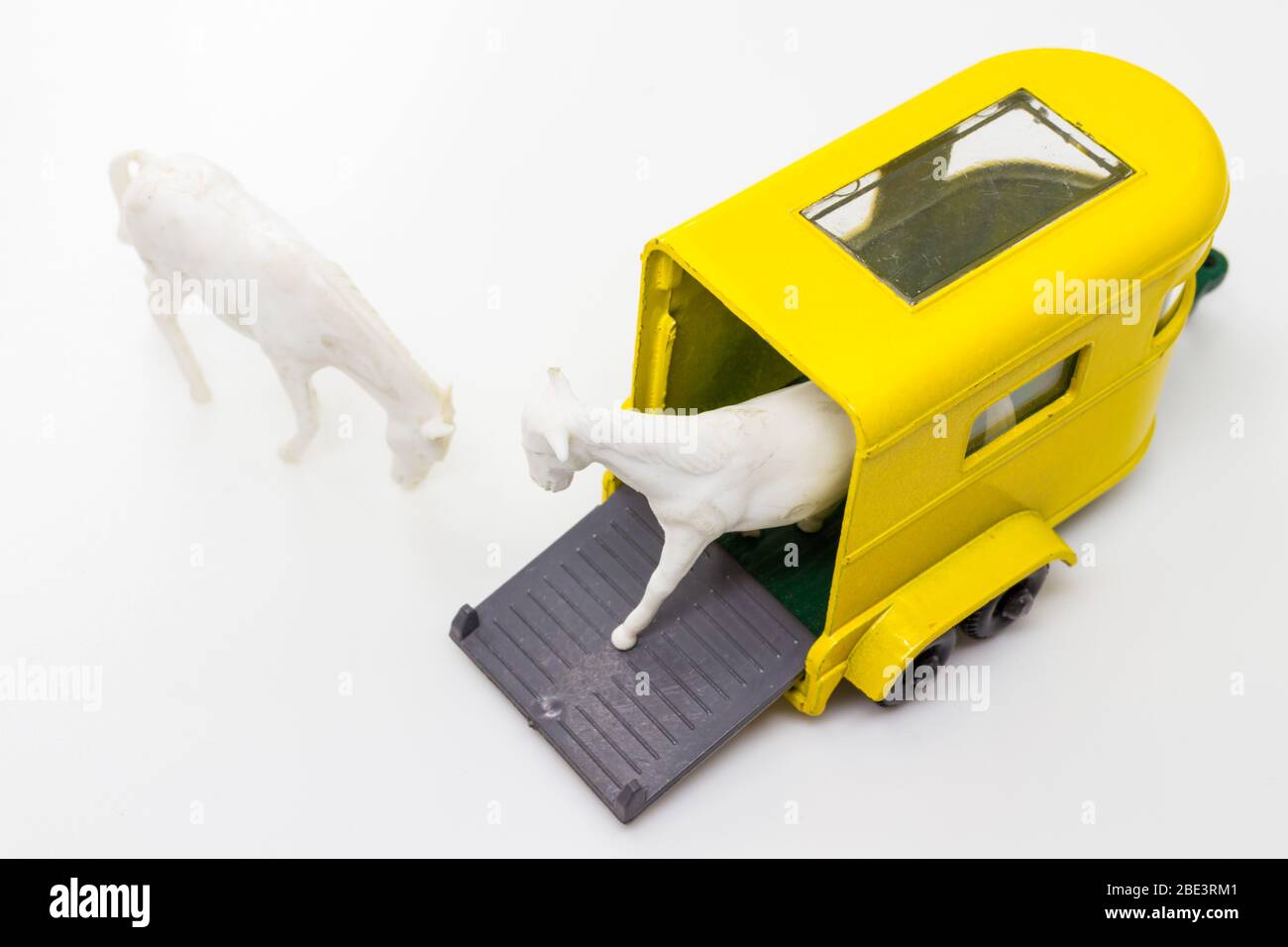 Lesney prodotti Matchbox modello giocattolo auto 1-75 serie n.43 Pony Trailer Foto Stock