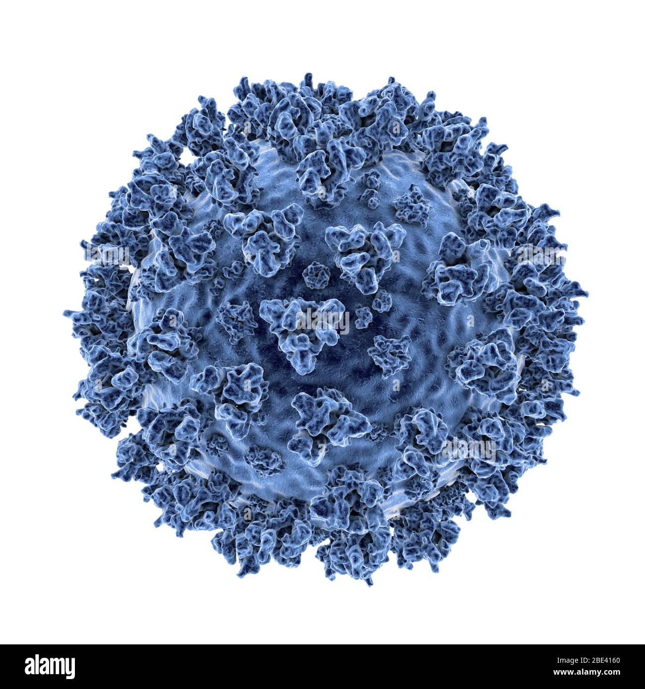 Covid-19 particelle di coronavirus, illustrazione Foto Stock