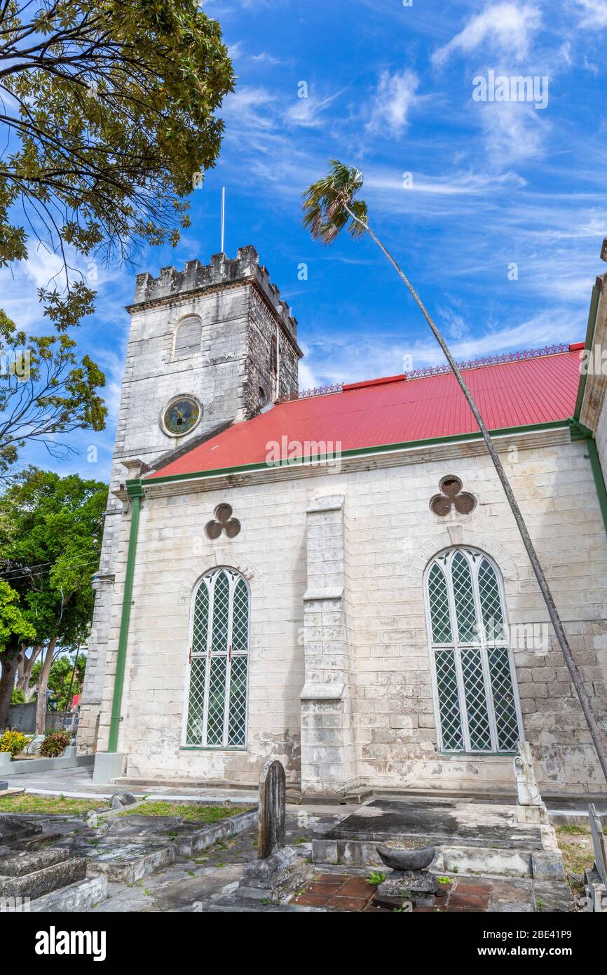 Cattedrale anglicana di San Michele, Bridgetown, Barbados, Indie Occidentali, Caraibi, America Centrale Foto Stock