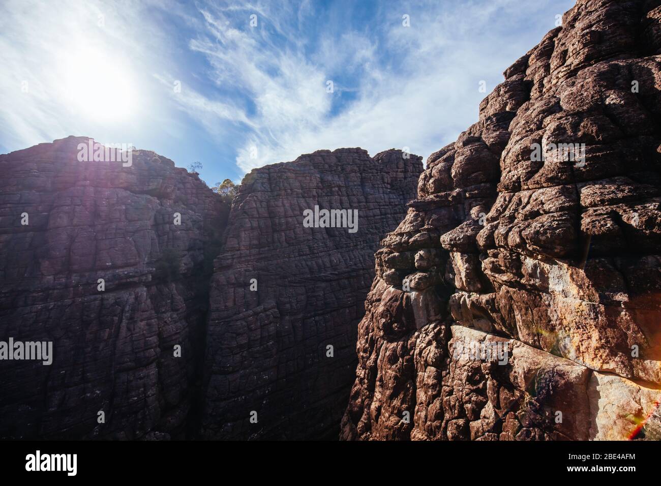 Escursione nelle meraviglie del Grampians Victoria Australia Foto Stock