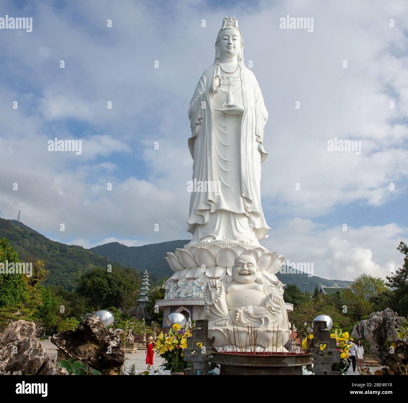 Buddha di Signora Foto Stock