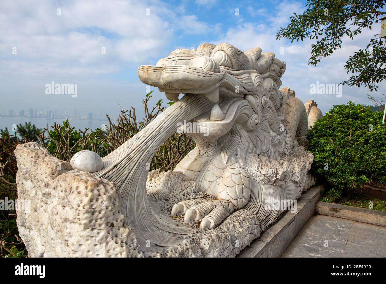 Tempio buddista di Son tra Foto Stock