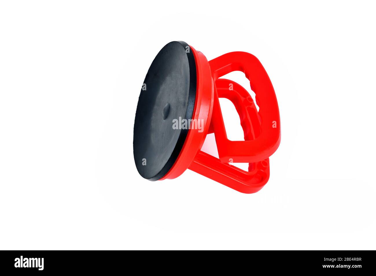 dispositivo per il trasporto di vetro, piano di aspirazione vetro sottovuoto colore rosso Foto Stock